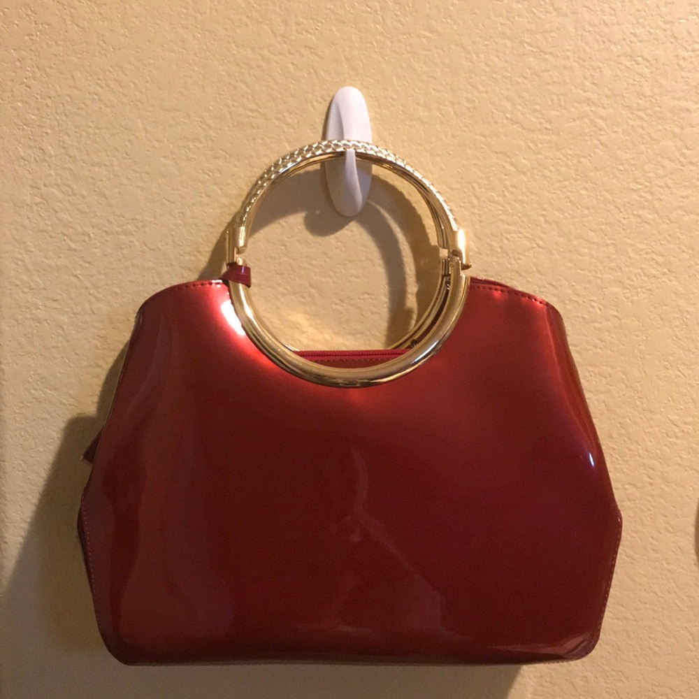 Beautiful red/gold purse.